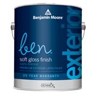 ben Waterborne Exterior Paint- Soft Gloss 543