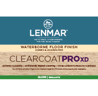 ClearCoat PRO XD Waterborne Floor Finish - Gloss 1PR.709