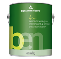 ben Waterborne Interior Paint- Semi-Gloss 627